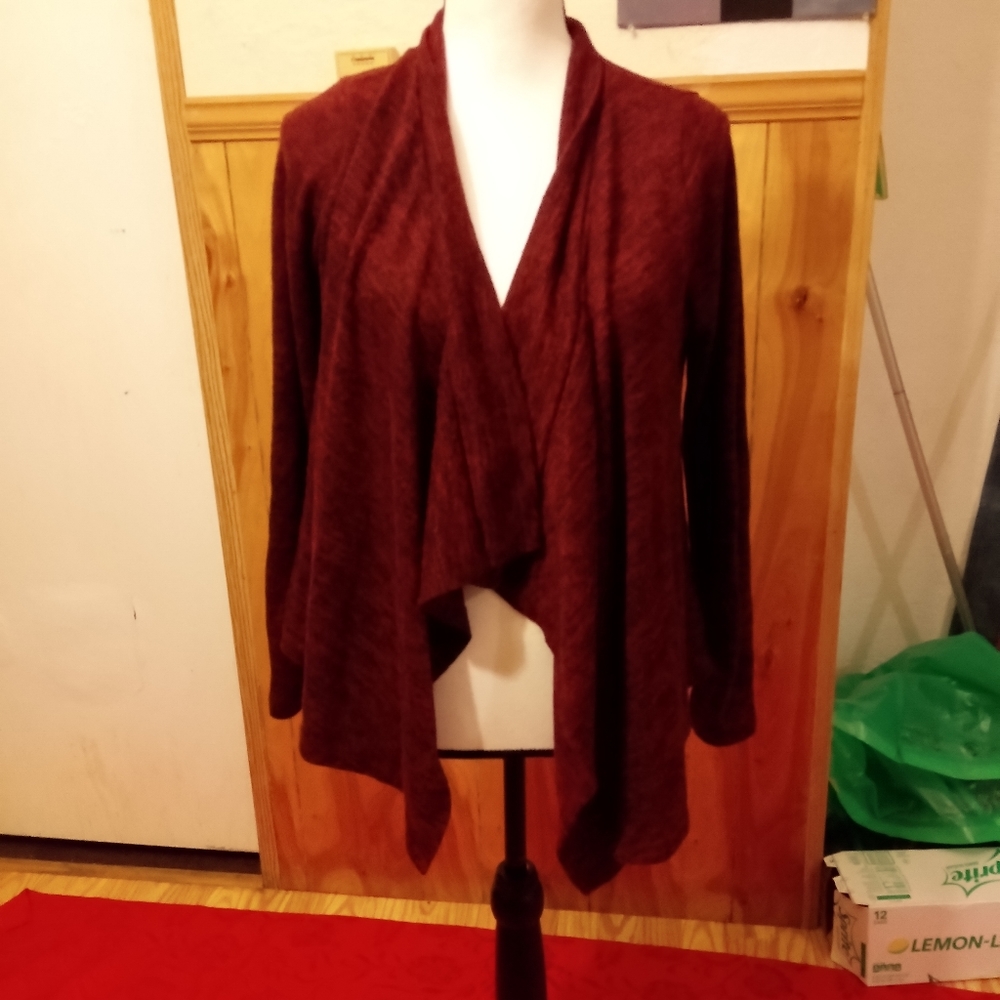 Iris open front sweater